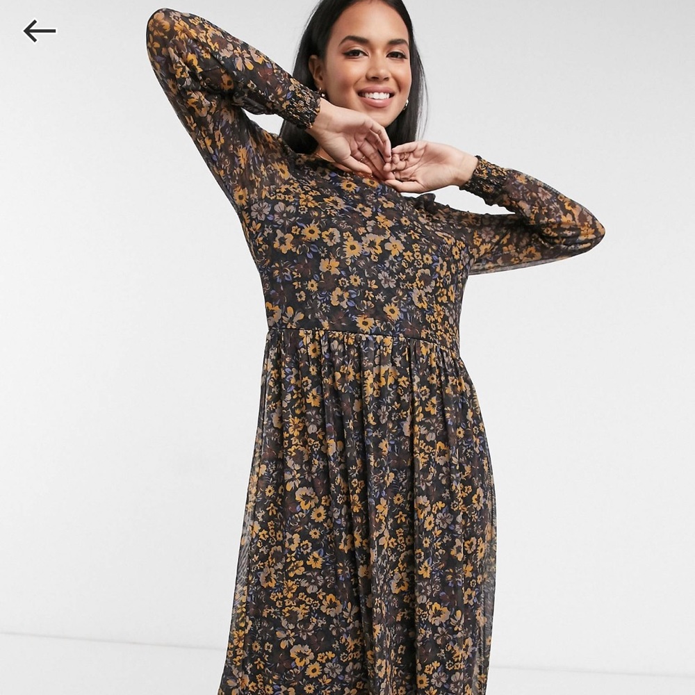 ASOS Floral Midi Dress
